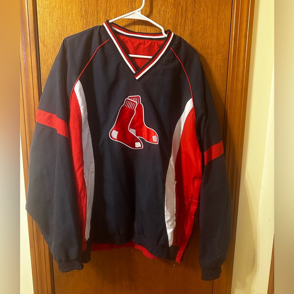 Genuine Merchandise Sports by Carl Bank Men Pullover 2-1 Jacket Size L